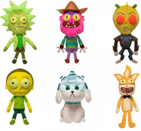     Funko Galactic Plushies:    (Rick and Morty) W2 (9pc PDQ 30118) 10 